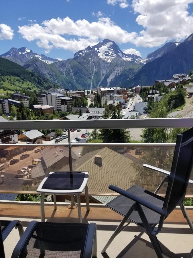 Appartement Magnifique Vue Centre Station à Les Deux Alpes Extérieur photo